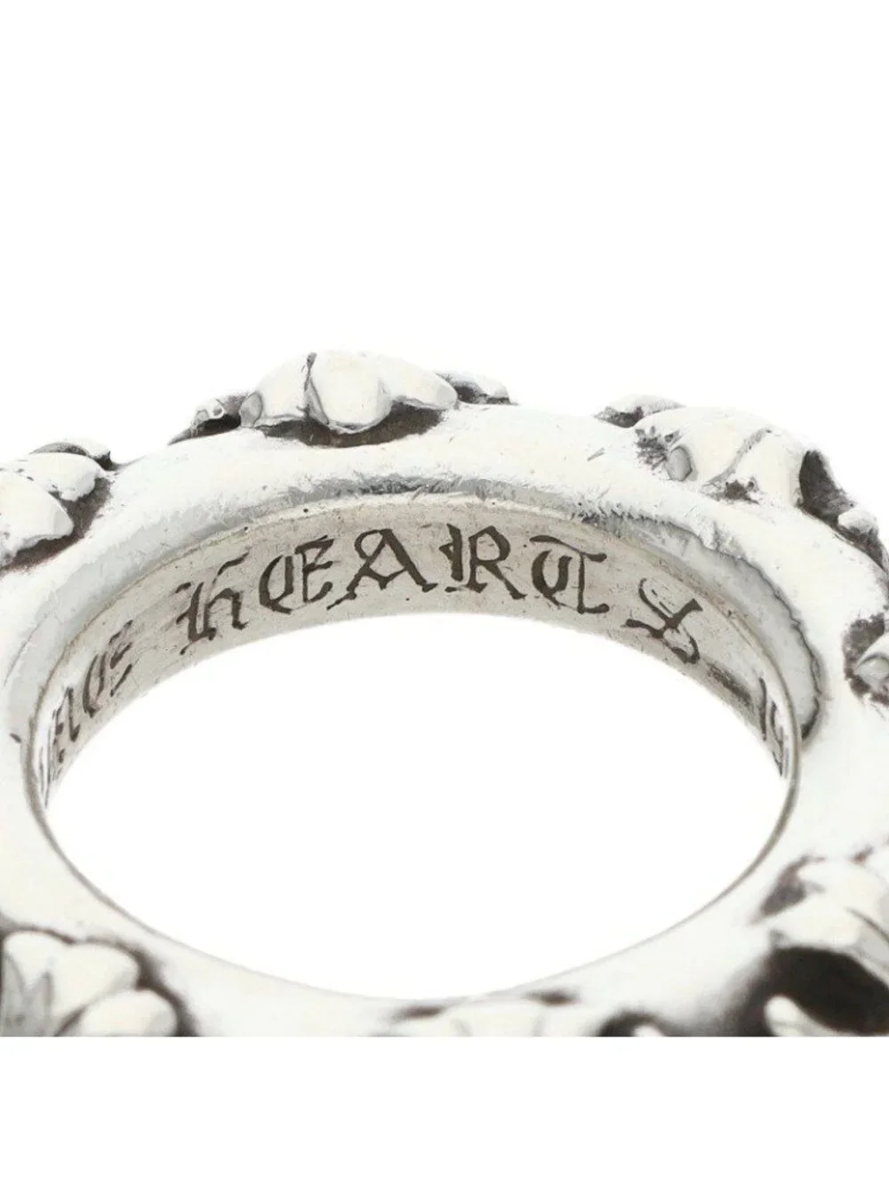 Chrome Hearts Cross Band Silver Ring